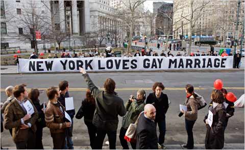 Gay Marriage is now Legal in New York State!