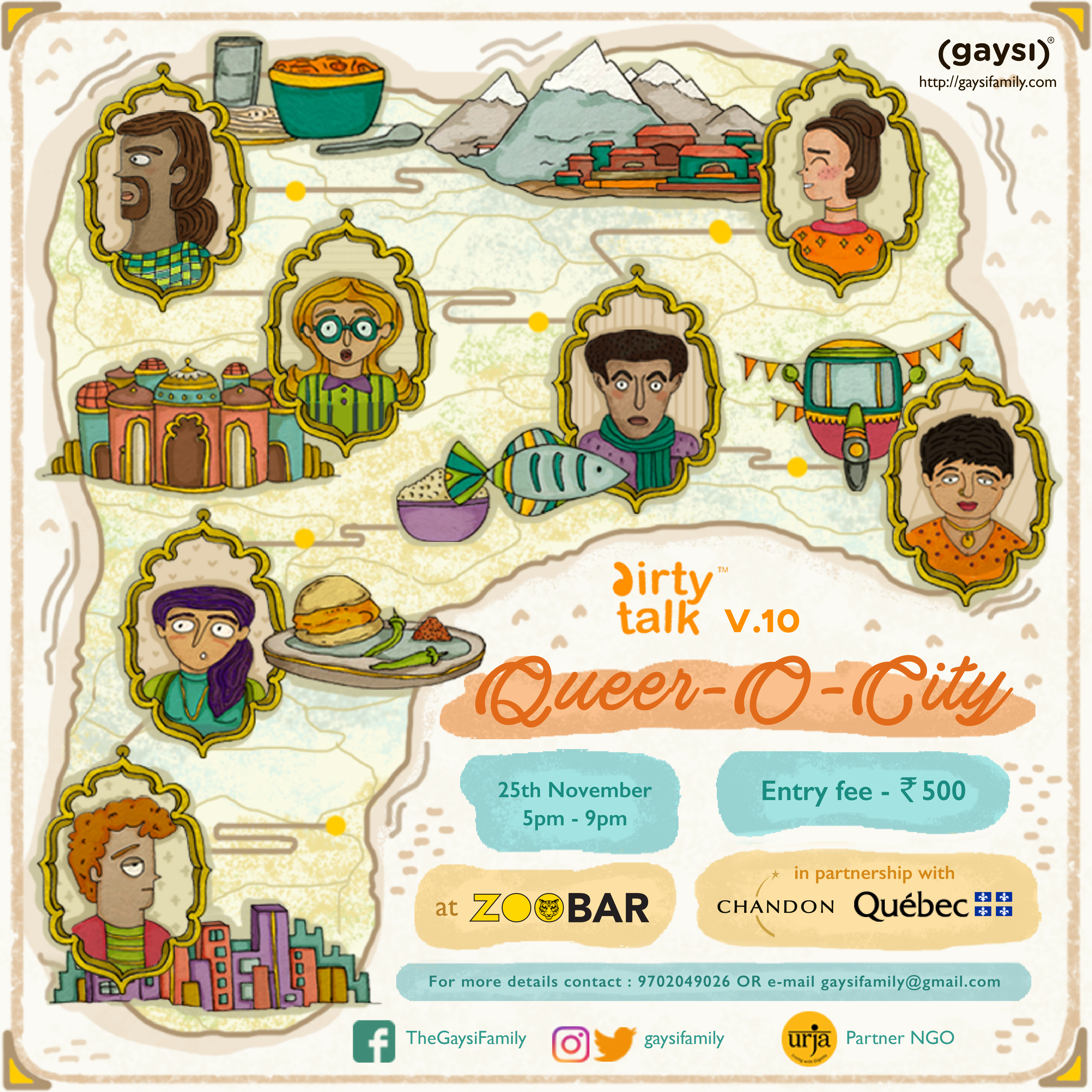 Gaysi Family Presents Dirty Talk 10th Edition (LGBTQ Open Mic) On 25th November