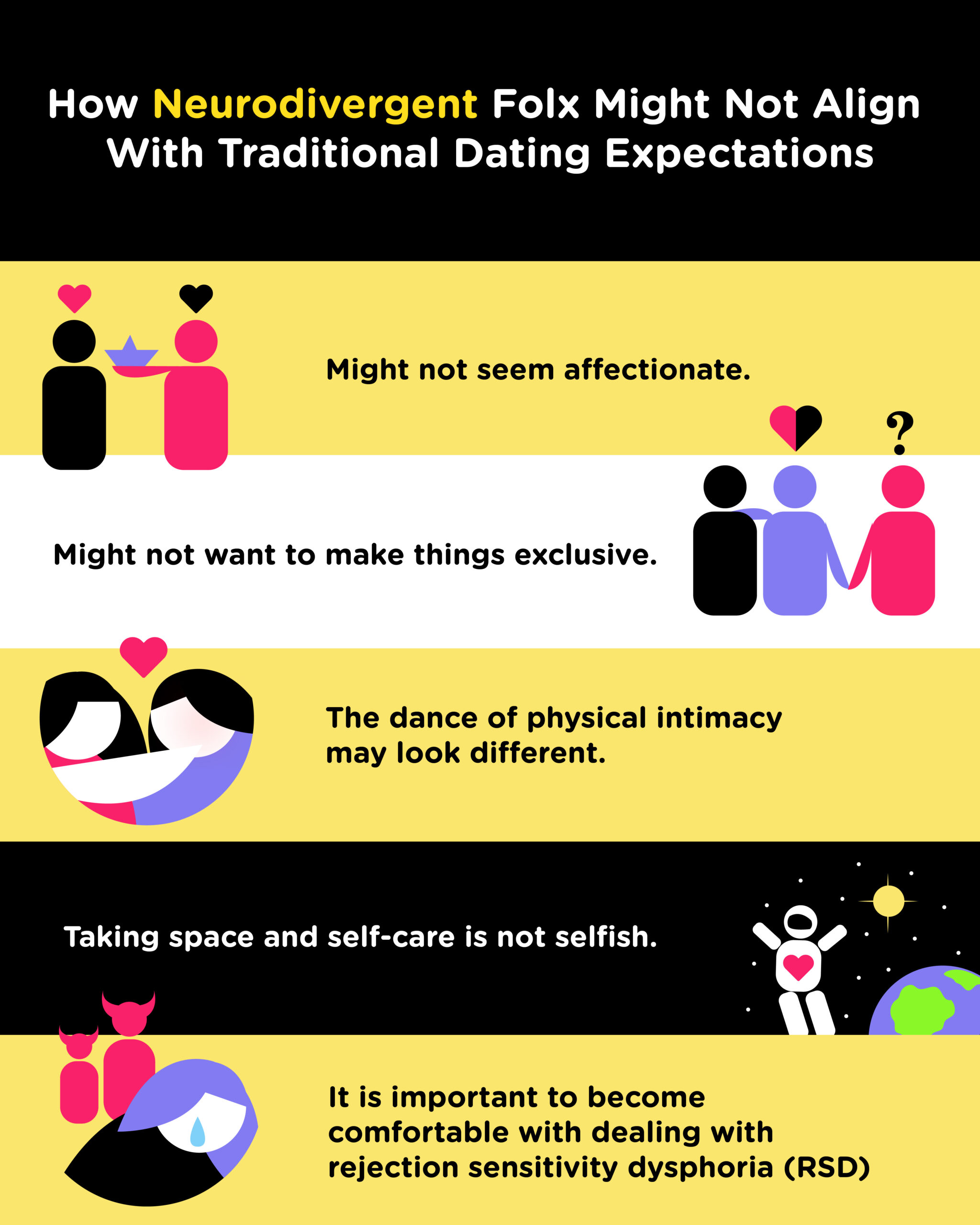 How Neurodivergent Folx Might Not Align With Traditional Dating Expectations